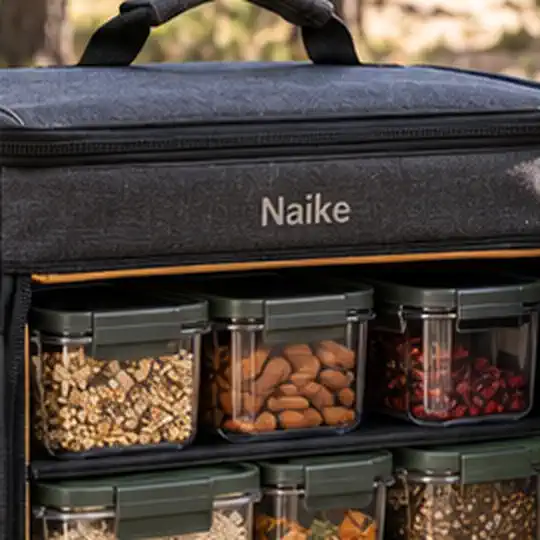 Private Label Lunch Box Packaging — Assign Market Versions Camp Pantry Container Kit illustrating assign market versions for private label lunch box packaging