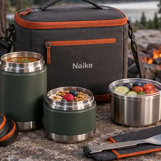 Lunch Box Leak Testing — Select The Test Liquid Campfire Hot Plus Cold Kit illustrating select the test liquid for lunch box leak testing