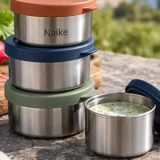 Compact Dressing Pot Set illustrating define the material for wheat straw lunch boxes