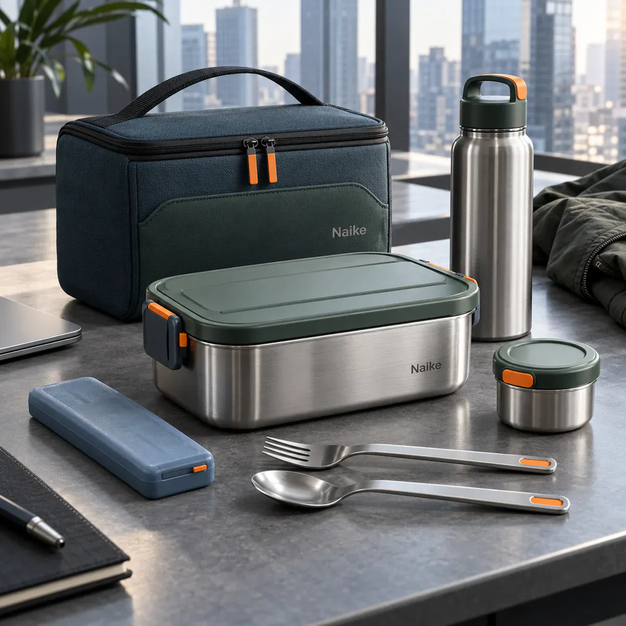 Adult Commuter Sets coordinated lunch box set