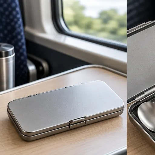 Made-to-Order Slim Folding Card Flatware Set for Urban Commuting product view