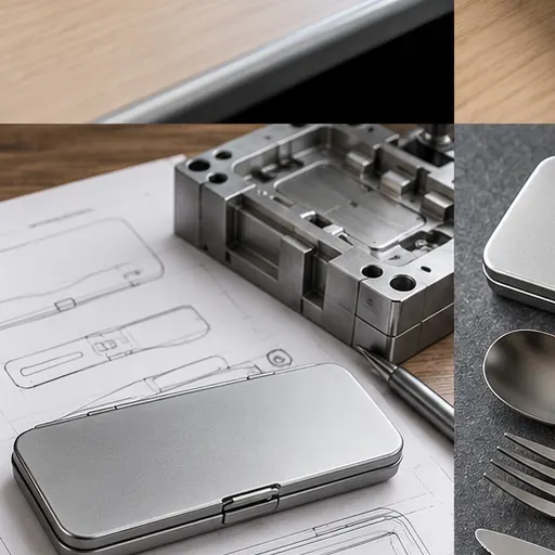 Made-to-Order Slim Folding Card Flatware Set for Urban Commuting Compact Carry Without Wasted Space product detail