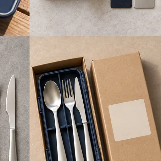 Private Label Refined Magnetic Stainless Travel Cutlery Set for Office Lunches construction and performance-test reference