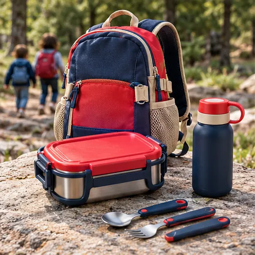 Made-to-Order Purpose-Built Weekend Junior Explorer Lunch Box Set for Family Outdoor Trips product view