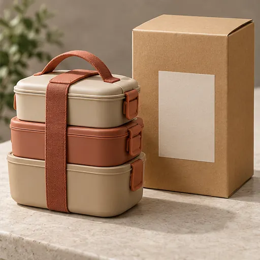Made-to-Order Flexible Modular Stack Meal Box for Multi-Course Lunches construction and performance-test reference