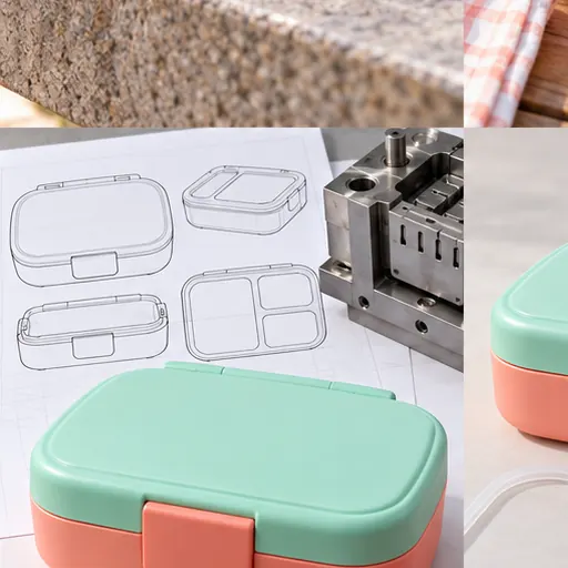 Private Label Friendly Easy-Open Kids Bento Lunch Box for School Easy-Access Details For Younger Users product detail