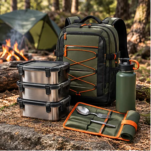 Wholesale Versatile Durable Forest-Camp Lunch Box Set for Woodland Camping product view