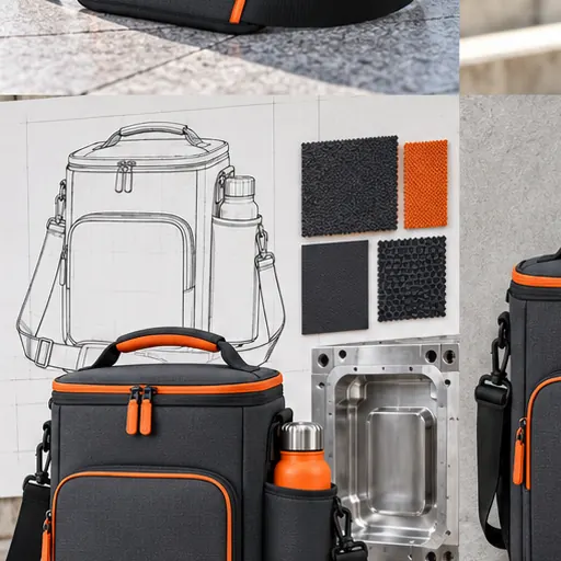 Custom Premium Vertical Commuter Cooler Bag for Urban Lunch Sets Practical Organization For Longer Workdays product detail