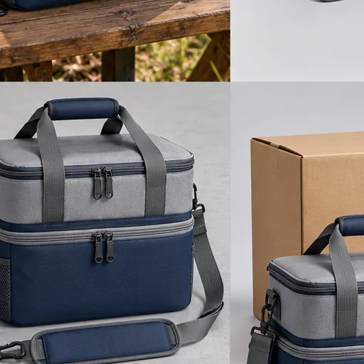 OEM High-Capacity Dual-Zone Cooler Duffel for Group Picnics Loaded carry product detail