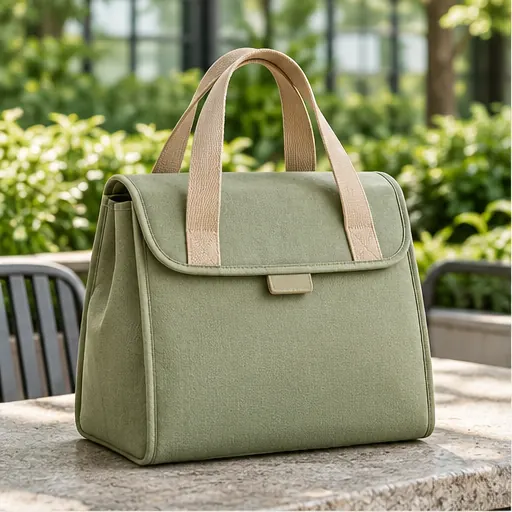 Private Label Space-Saving Fold-Flat Lunch Tote for Commuting product view