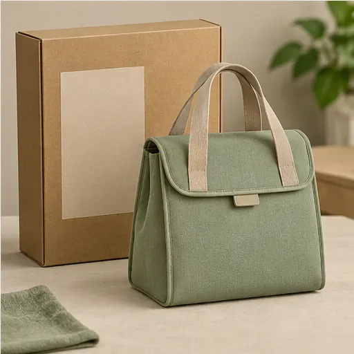 Private Label Space-Saving Fold-Flat Lunch Tote for Commuting construction and performance-test reference