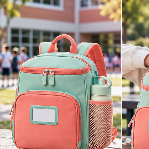 Wholesale Friendly Kids Backpack Lunch Carrier for School Days product view