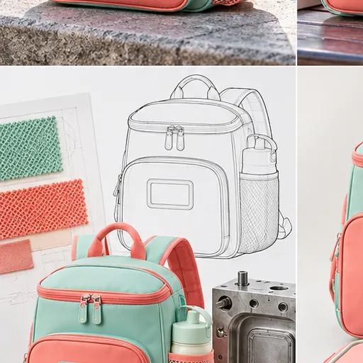 Wholesale Friendly Kids Backpack Lunch Carrier for School Days Easy-Access Details For Younger Users product detail