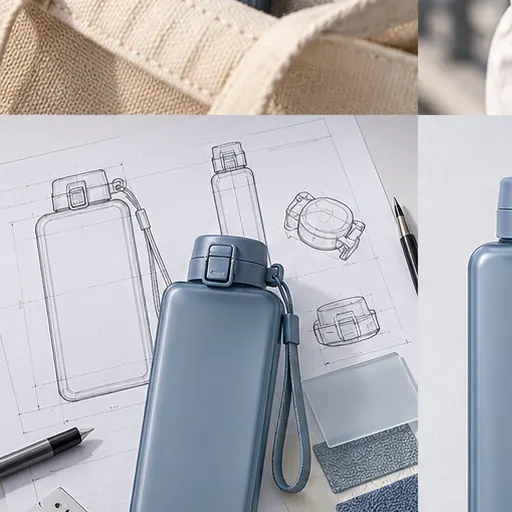 Custom Slim Flat-Pocket Water Bottle for Compact Commuter Sets Compact Carry Without Wasted Space product detail