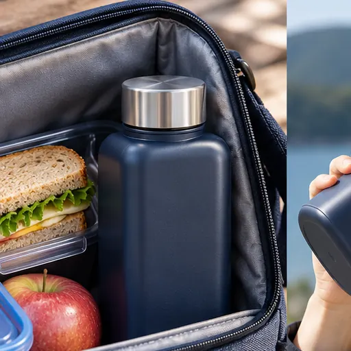 Made-to-Order Efficient Square Packing Bottle for Structured Lunch Bags product view