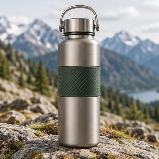 Private Label Ultralight Titanium Trail Water Flask for Hiking product view