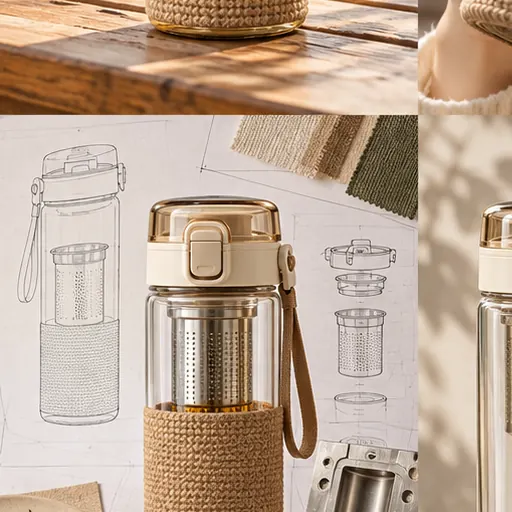 Wholesale Functional Infuser Lunch Bottle for Office Refreshment Hydration Designed Around The Meal System product detail