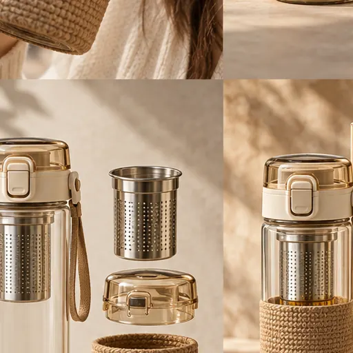 Wholesale Functional Infuser Lunch Bottle for Office Refreshment Leak-control boundary product detail