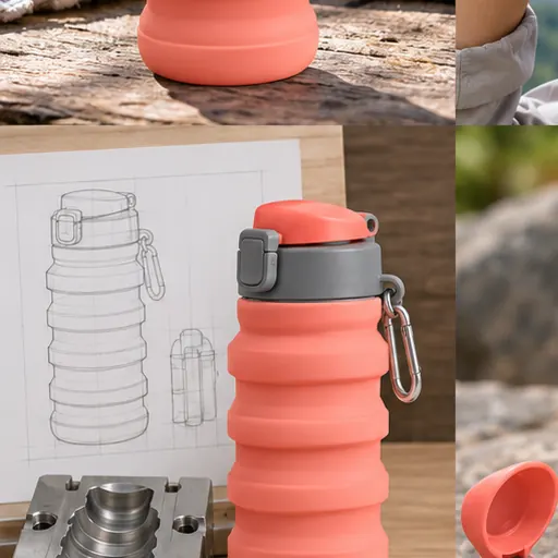 Wholesale Space-Saving Collapsible Travel Bottle for Picnics Hydration Designed Around The Meal System product detail