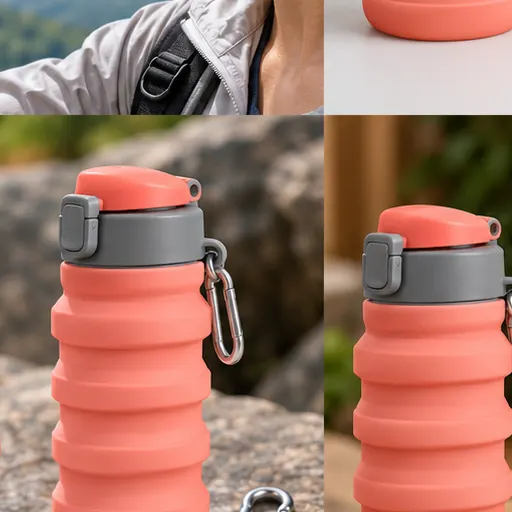 Wholesale Space-Saving Collapsible Travel Bottle for Picnics Leak-control boundary product detail