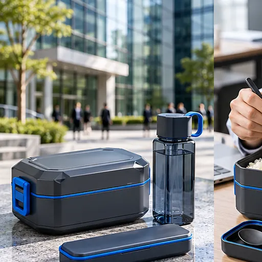 OEM Practical Protective Tech-Office Hardcase Lunch Box Set for Hot-Desk Programs product view