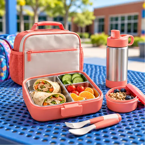Wholesale Contemporary Easy-Open Lunch Box Set for Independent Child Use product view