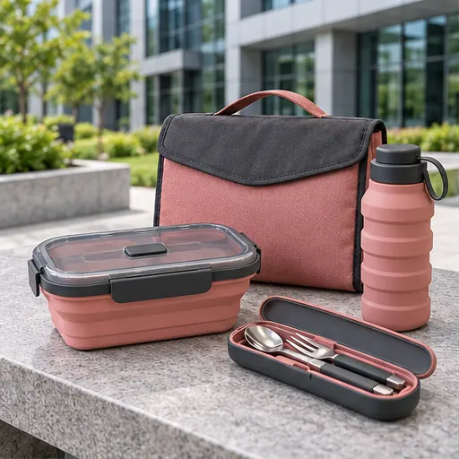 Custom Premium Easy-Carry Junior Lunch Box Set for School Field Trips product view