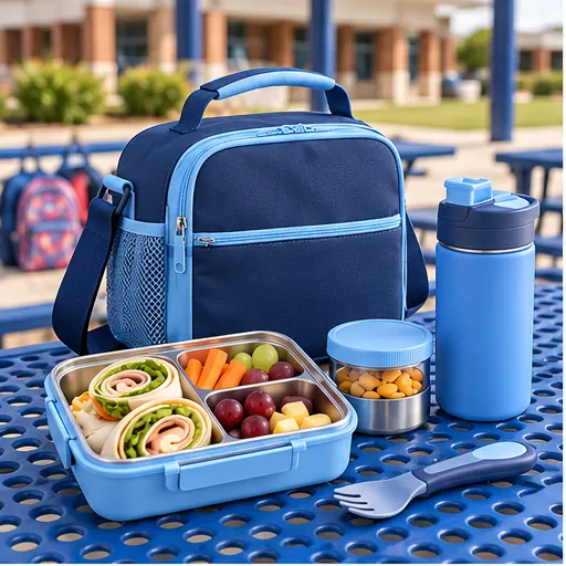 Made-to-Order Refined Day-Out Easy-Open Lunch Box Set for Children's Excursions product view