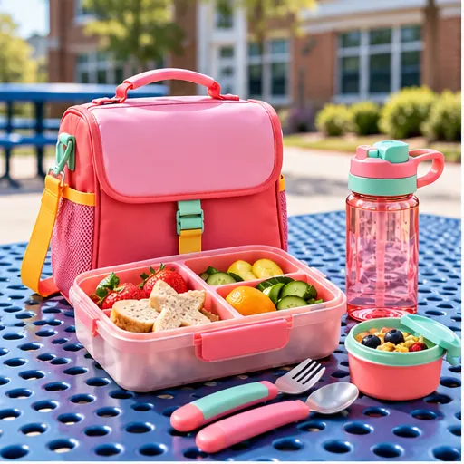 Custom Modern Playground Picnic Lunch Box Set for School Playtimes product view