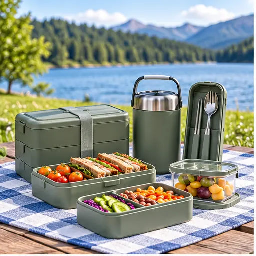 Wholesale Durable City-Park Lunch Box Set for Urban Outdoor Dining product view