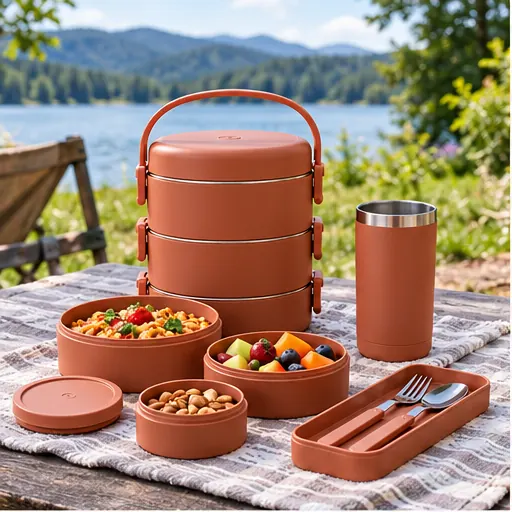 OEM Purpose-Built Lakeside Share Lunch Box Set for Lake And Riverside Trips product view