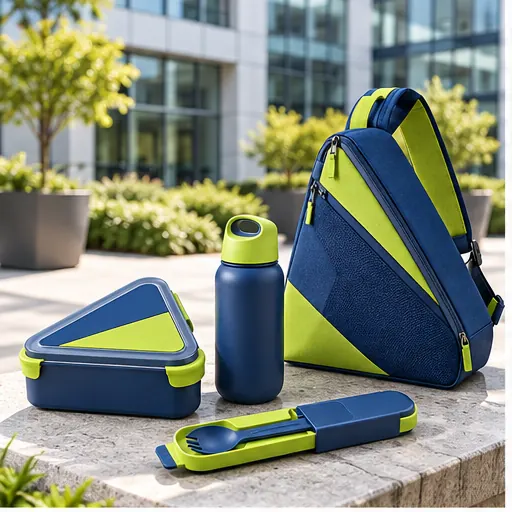 Brand-Ready Distinctive Meeting-Day Tote Lunch Box Set for Conference Schedules product view