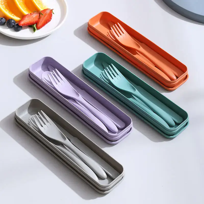 Wheat Straw Composite Portable Cutlery Set — Family Outings construction and performance-test reference
