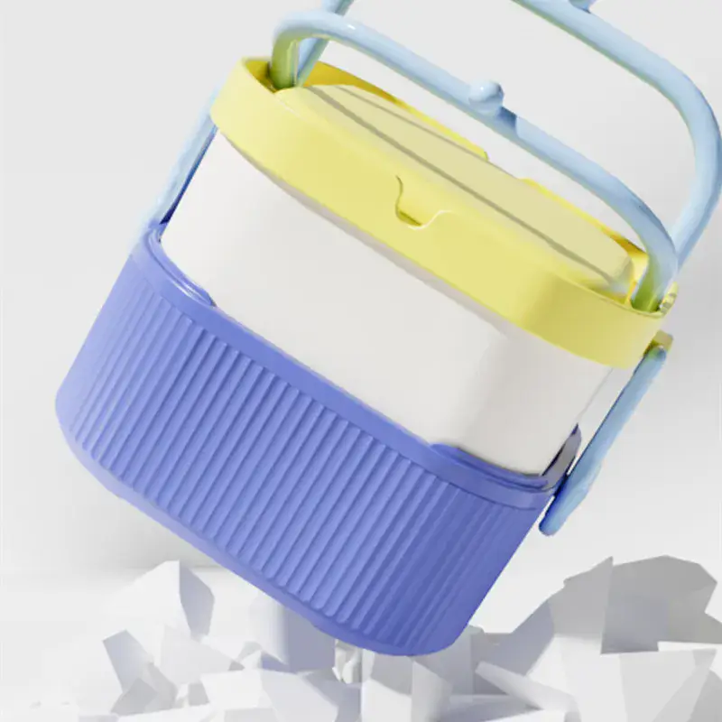 PLA Double-Tier Square Lunch Box Capacity and compartment check product detail