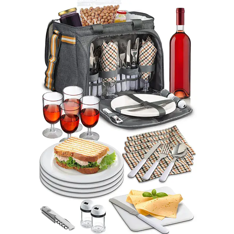 Portable Picnic Or Lunch Bag — Picnic Programs product view