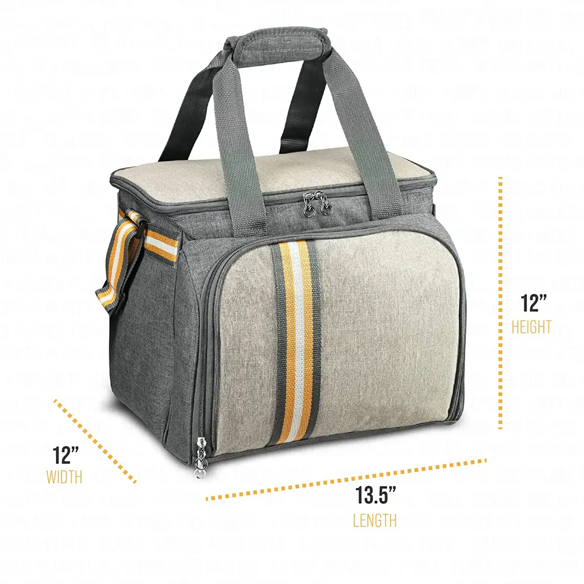 Portable Picnic Or Lunch Bag — Picnic Programs A Coordinated Set For Outdoor Dining product detail
