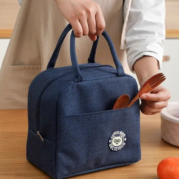 Aluminum-Foil Lining Insulated Portable Picnic Or Lunch Bag — Premium Gifting product view