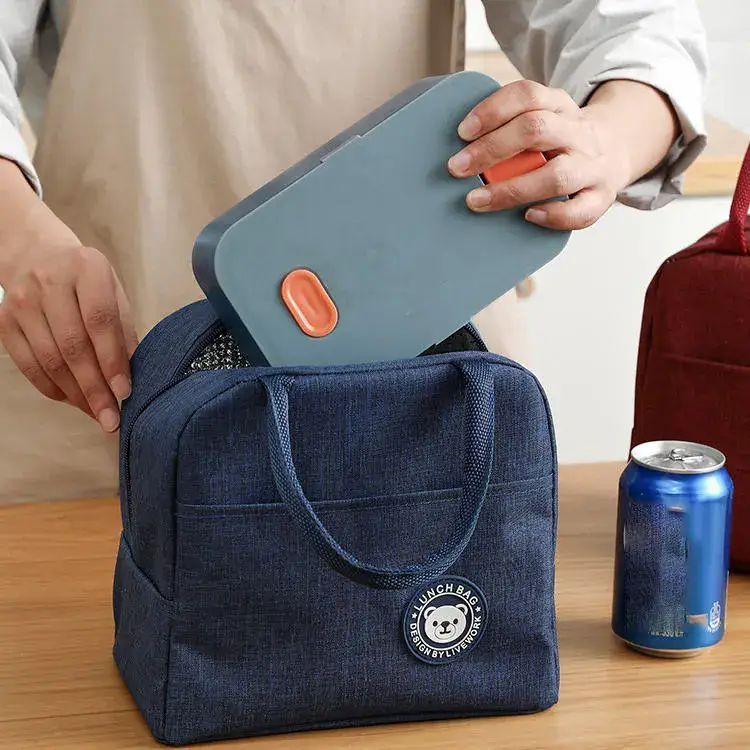 Aluminum-Foil Lining Insulated Portable Picnic Or Lunch Bag — Premium Gifting Dimensions and fit product detail