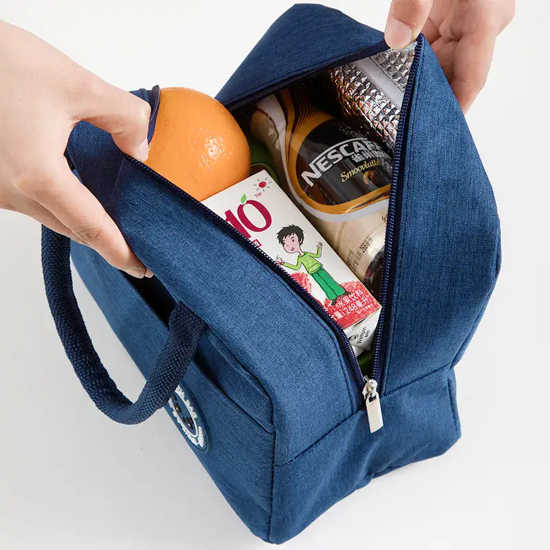 Insulated Picnic Or Lunch Bag — Hot + Cold Meals Separated Hot-And-Cold Meal Planning product detail