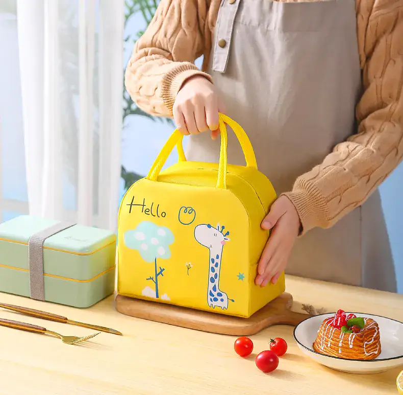 Cartoon Insulated Picnic Or Lunch Bag Dimensions and fit product detail