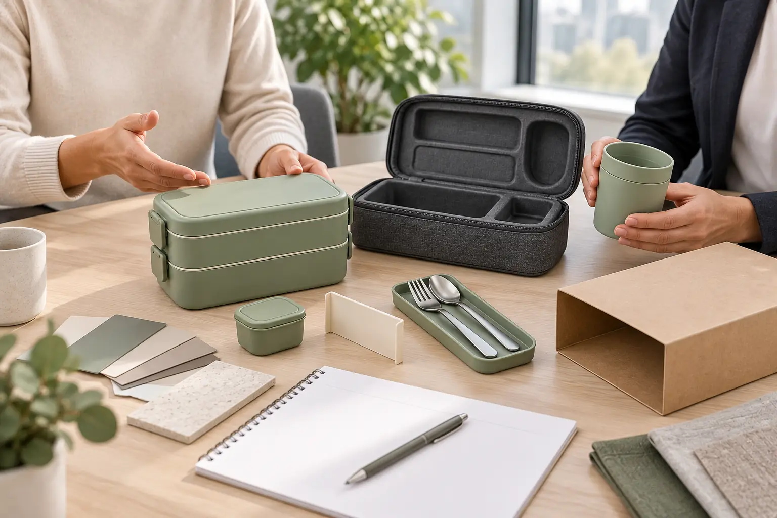 Modular Office Lunch Kit Buyer Guide Hero Procurement reviewers comparing modular office lunch kits and gift packaging samples
