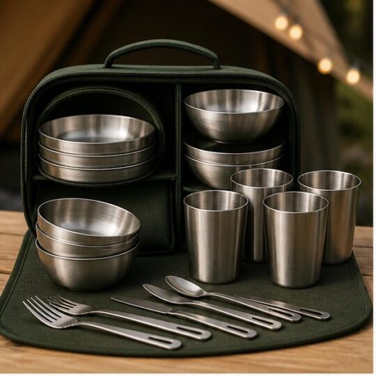 Four-Person Glamping Dining Set portable meal system