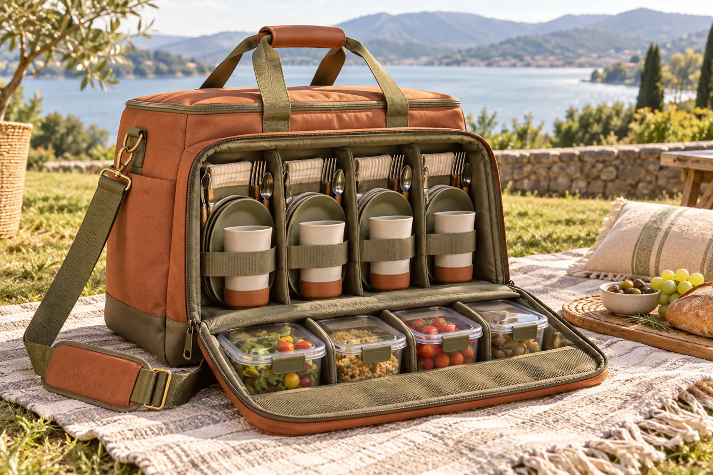 Modular Insulated Family Bag portable meal system
