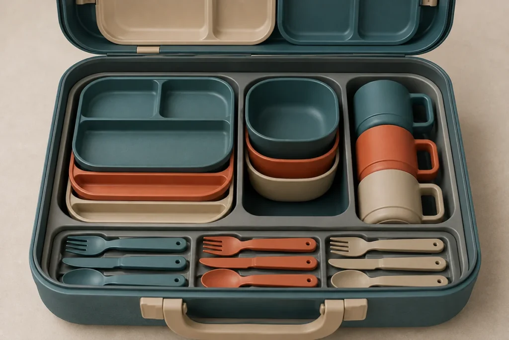 Picnic Carry Set system view 3 portable meal system
