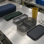Meal kit lunch box lid insert tumbler utensils sleeve and carry case separated for review