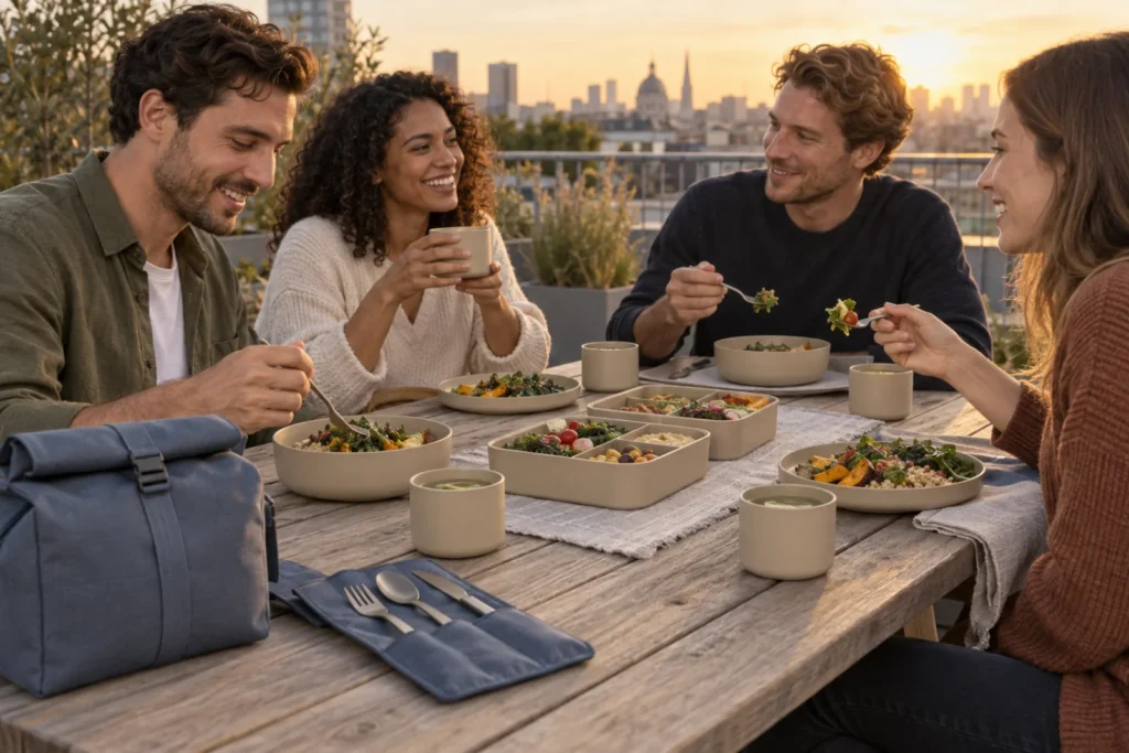 Roll-Top Modular Meal System system view 4 portable meal system