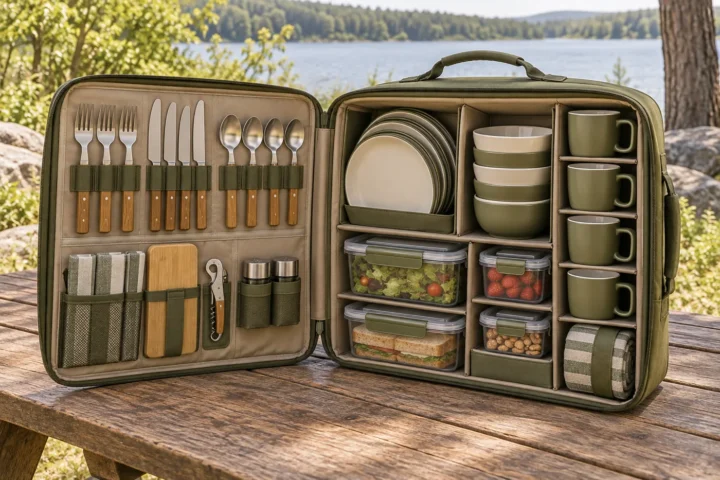 Structured Picnic Carry Case portable meal system